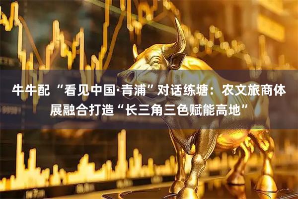 牛牛配 “看见中国·青浦”对话练塘：农文旅商体展融合打造“长三角三色赋能高地”