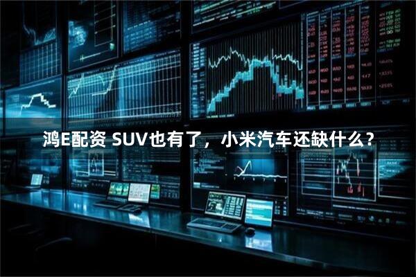 鸿E配资 SUV也有了，小米汽车还缺什么？