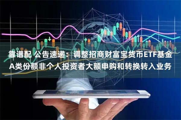 靠谱配 公告速递：调整招商财富宝货币ETF基金A类份额非个人投资者大额申购和转换转入业务