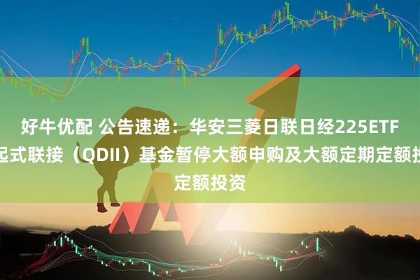 好牛优配 公告速递：华安三菱日联日经225ETF发起式联接（QDII）基金暂停大额申购及大额定期定额投资